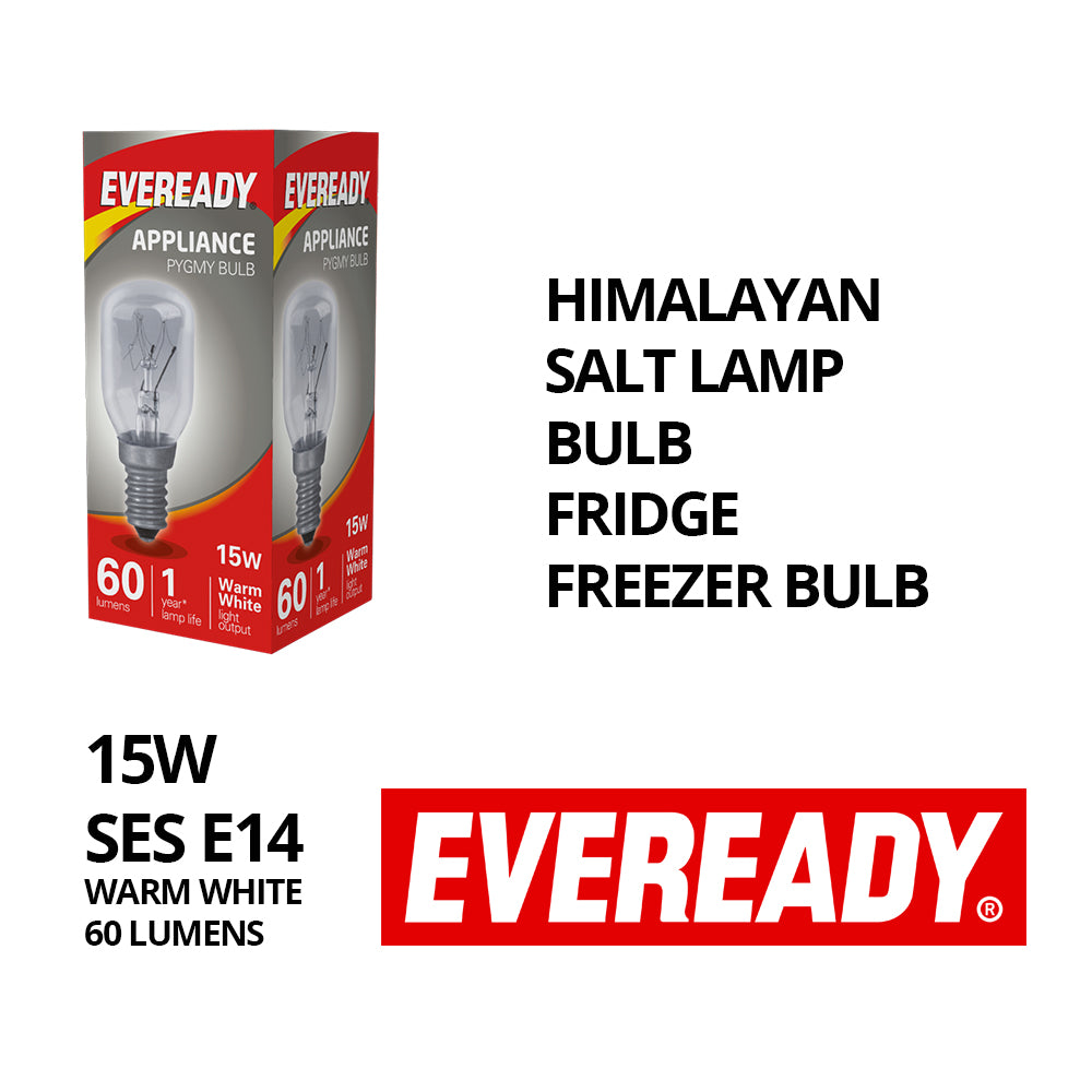 Fridge/Lamp/Appliance PYGMY Light Bulb 15W E14 SES (15W Non Heat Resistant) 10 pack
