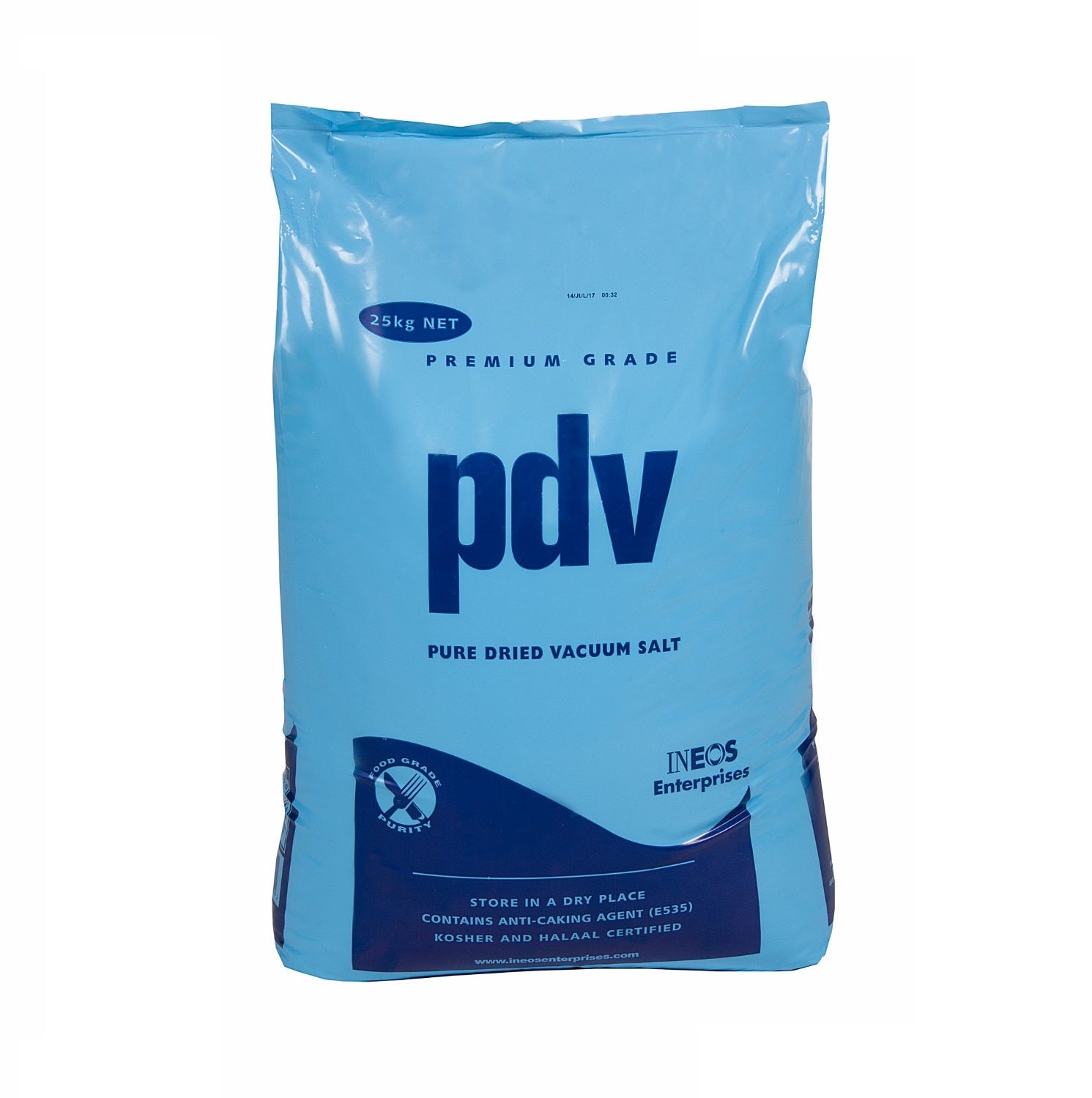PDV Salt Food Grade 25kg (Pure Dried Vacuum Salt)